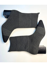 Paris Low Heel Boot in Black